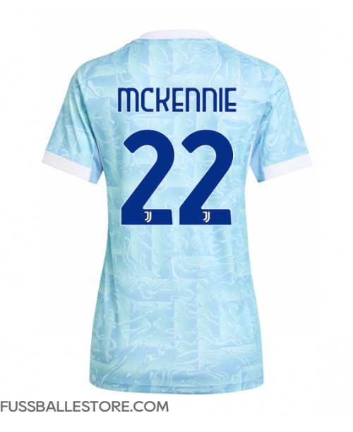 Günstige Juventus Weston McKennie #22 Auswärtstrikot Damen 2025-26 Kurzarm Günstige Juventus Weston McKennie #22 Auswärtstrikot Damen 2025-26 Kurzarm